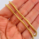 Venetian Type Infinity Chain 15.85gr / 24.4in / +3 18K Gold $