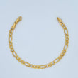 Figaro Bracelet 4.1gr / 7.3in / +1 18K Gold $