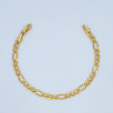 Figaro Bracelet 4.1gr / 7.3in / +1 18K Gold $