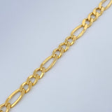 Figaro Bracelet 4.1gr / 7.3in / +1 18K Gold $