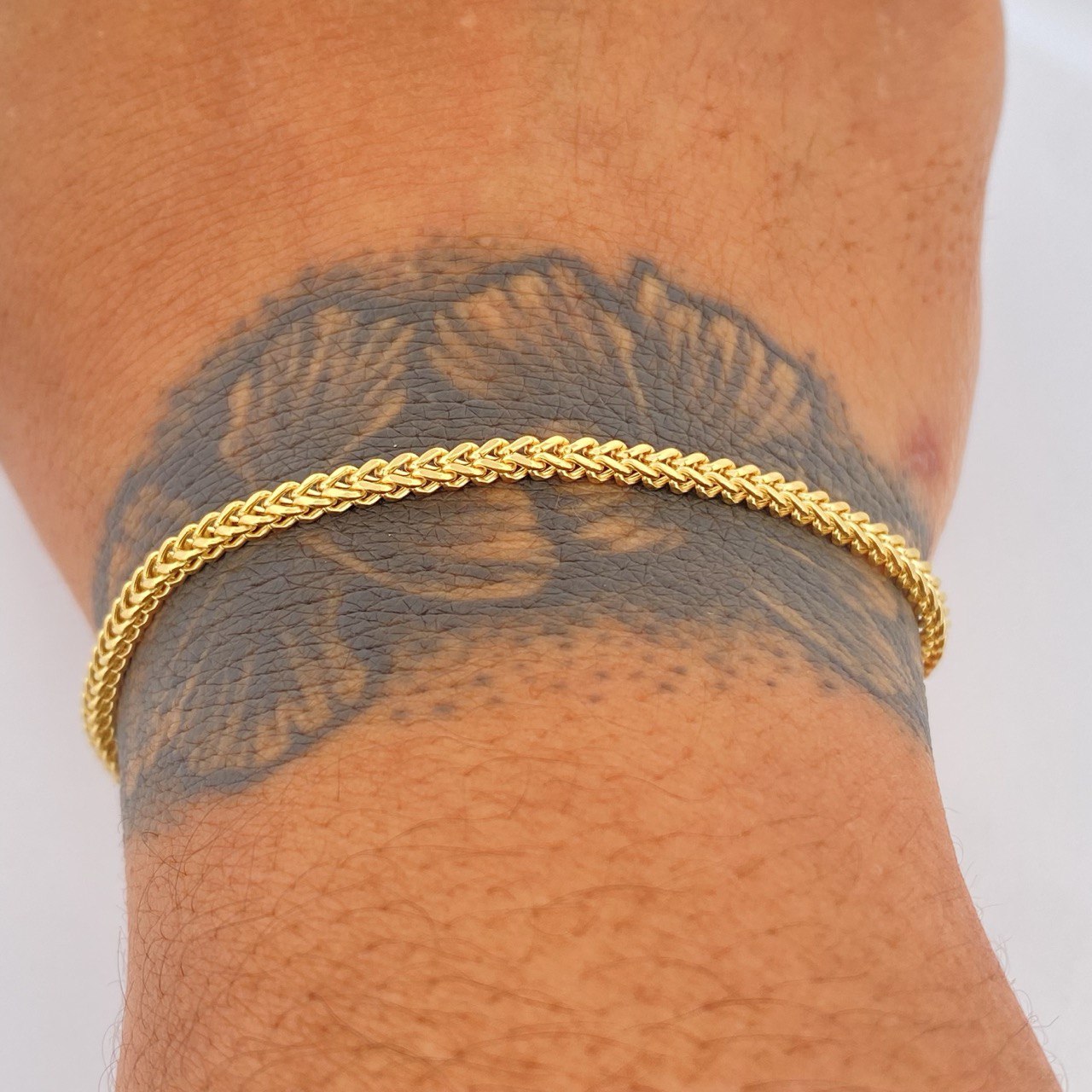Franco Bracelet 3.15gr / 8.1in / +3 18K Gold $