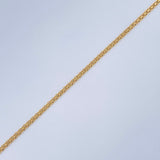 Chinese Bracelet 1.4gr / 8.7in / +1 18K Gold $