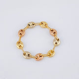 Anillo Gc 0.95gr / T10 1/2 - T11 / 4mm Tres Oros 18K *