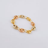 Anillo Gc 0.95gr / T10 1/2 - T11 / 4mm Tres Oros 18K *