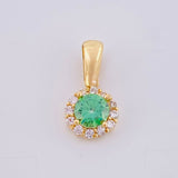 Dije Flor Girasol 1.85gr / 3/4 in / Oro Amarillo 18K *