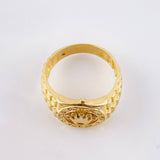 Anillo Correa Corona 7.45gr / T10 1/2 / Oro Amarillo 18K *