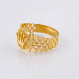 Anillo Correa Corona 5.3gr / T9 1/4 / Oro Amarillo 18K ©