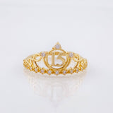 Anillo 15s 1.85gr / T6 / Oro Amarillo 18K