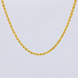 Cadena Lazo 4.5g / 20 in / 2.73mm Oro Amarillo 18K