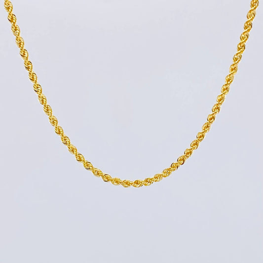Cadena Lazo 3.25 g / 24 in / 2.1 mm Oro Amarillo 18K