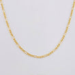 Cadena Figaro 2.05g / 45cm / 2mm Oro Amarillo 18K