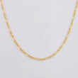 Cadena Figaro 2.9g / 24 in / 2.3mm Oro Amarillo 18K