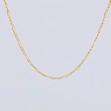 Figaro Chain 2.15g / 24 in / 2.2mm Yellow Gold 18K