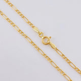 Cadena Figaro 2.15g / 24 in / 2.3mm Oro Amarillo 18K