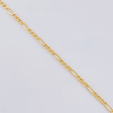 Cadena Figaro 2.25g / 45cm / 2.7mm Oro Amarillo 18K