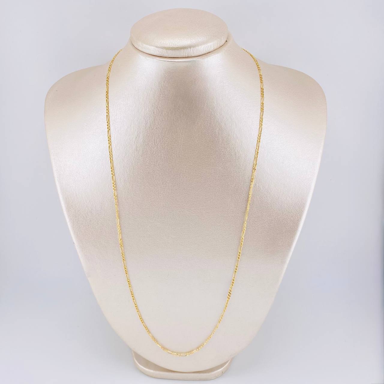 Cadena Figaro 2.5 g / 60 cm / 1.9 mm Oro Amarillo 18K