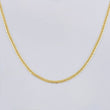 Flat Mariner Chain 1.75 g / 17 3/4 in / 1.4 mm 18K Yellow Gold
