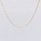 Flat Mariner Chain 1.95 g / 19 3/4 in / 1.4 mm 18K Yellow Gold