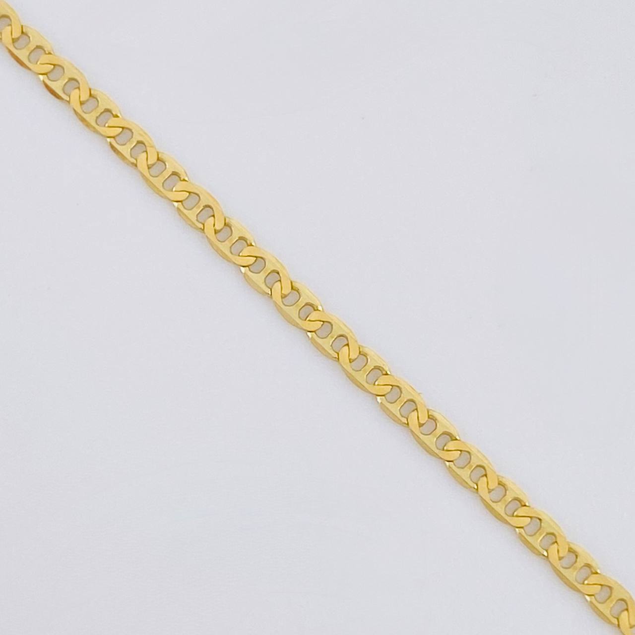 Flat Mariner Chain 1.95 g / 19 3/4 in / 1.4 mm 18K Yellow Gold