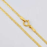Flat Mariner Chain 1.95 g / 19 3/4 in / 1.4 mm 18K Yellow Gold