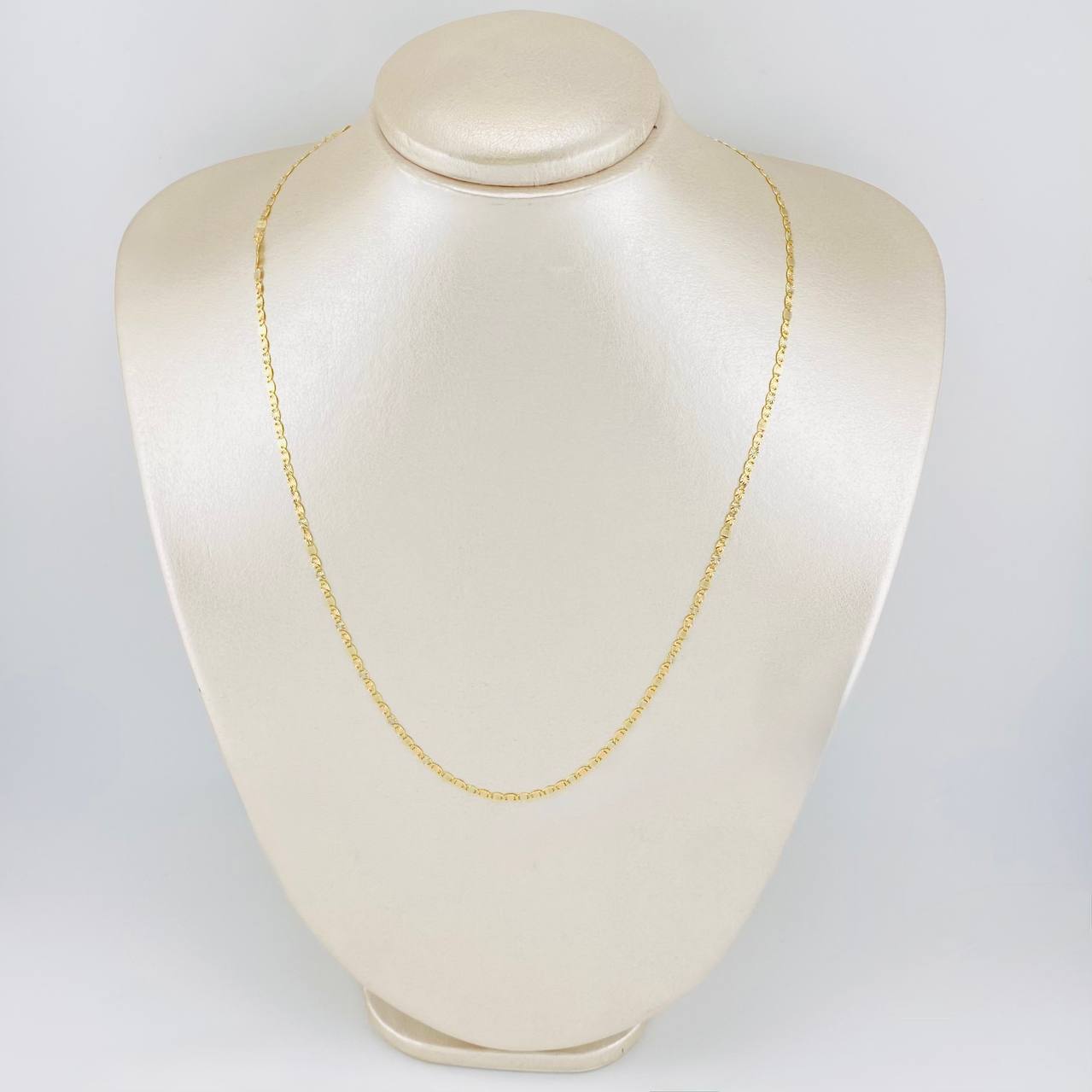 Cadena Figaro 2.25g / 45cm / 2.7mm Oro Amarillo 18K