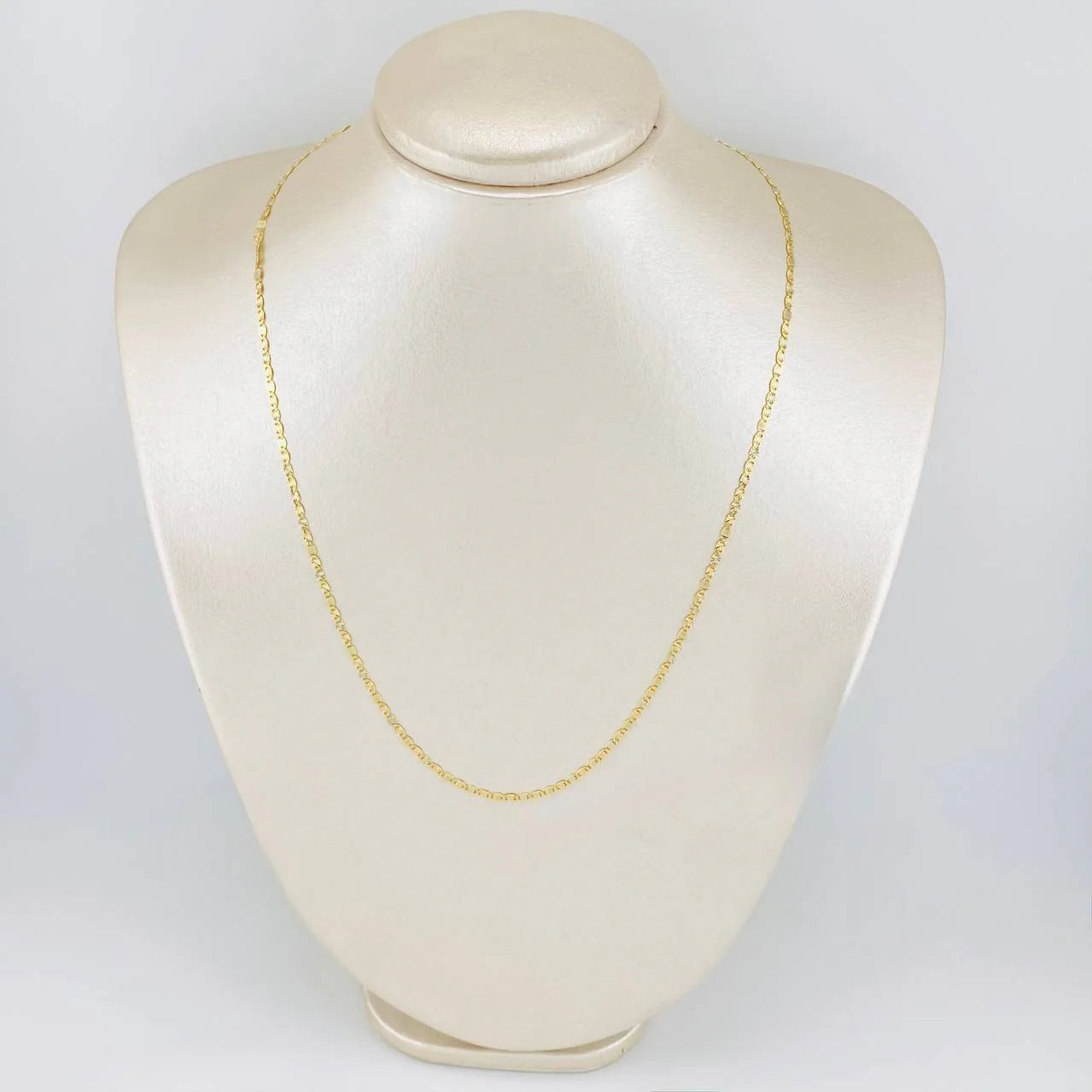 Flat Mariner Chain 2.05 g / 20 in / 1.55 mm 18K Yellow Gold