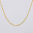 Flat Mariner Chain Diamond Cut 2.4 g / 19 1/2 in / 2.2 mm Three Golds 18K