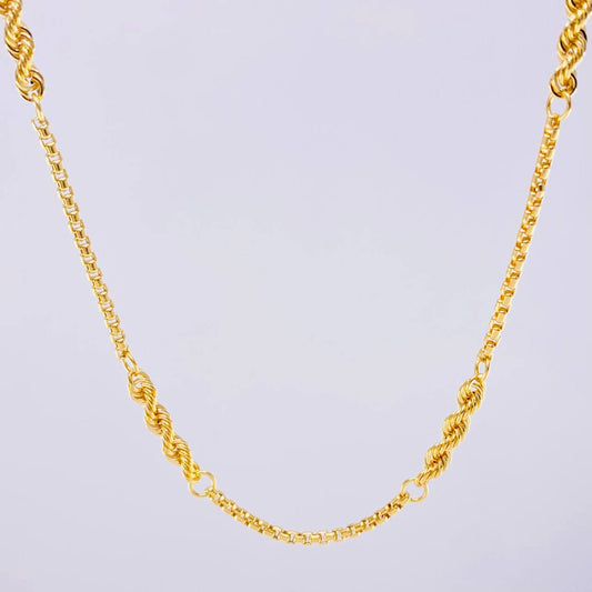 Cadena Lazo Veneciana 5.4 g / 17 3/4 in / 1.7 mm Oro Amarillo 18K