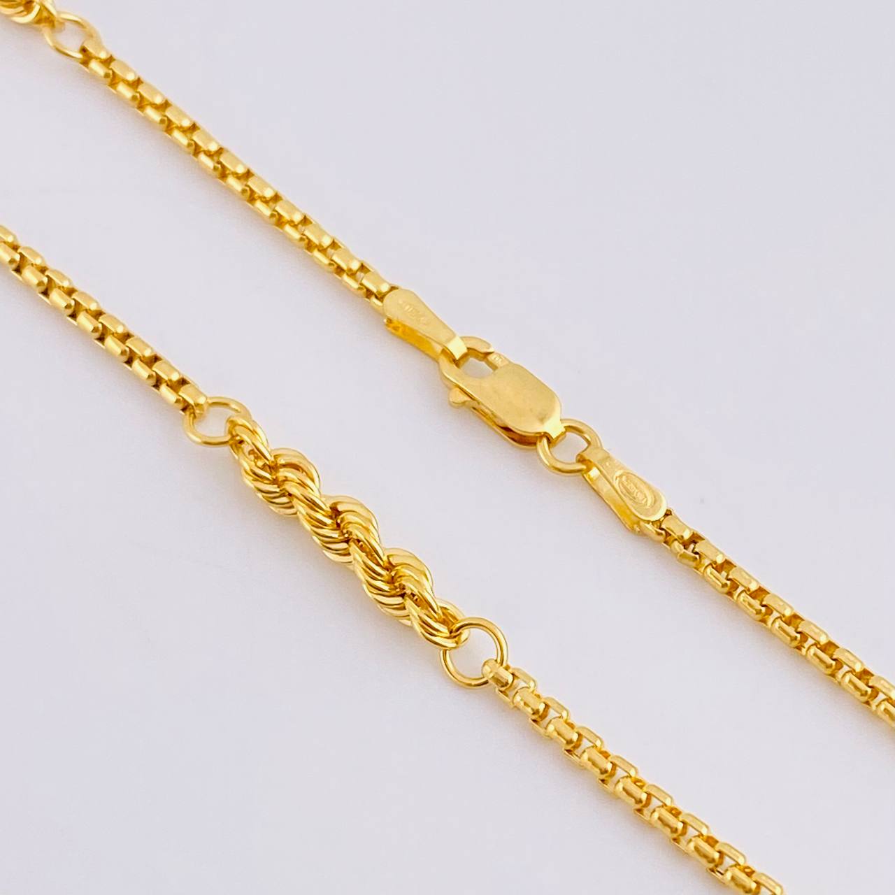 Venetian Rope Chain 5.4 g / 17 3/4 in / 1.7 mm 18K Yellow Gold