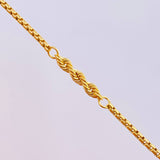 Venetian Rope Chain 5.4 g / 17 3/4 in / 1.7 mm 18K Yellow Gold