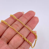 Venetian Rope Chain 5.4 g / 17 3/4 in / 1.7 mm 18K Yellow Gold