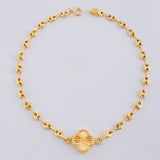 Gc Bracelet Clover Charm 2.4 g / 7 1/4 in / 3.1 mm 18K Yellow Gold