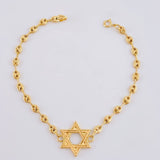 Pulso Gc Herraje Estrella De David 2.4 g / 6 1/4 in / 3.1 mm Oro Amarillo 18K
