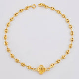 Pulso Gc Herraje Trebol 2.3 g / 7 1/2 in / 3.1 mm Oro Amarillo 18K