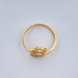 Anillo Gato 1.9gr / T6 3/4 / Oro Amarillo 18K &