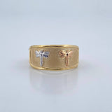 Dragonfly Ring 1.7gr / Size 8 1/2 / 18K Gold &