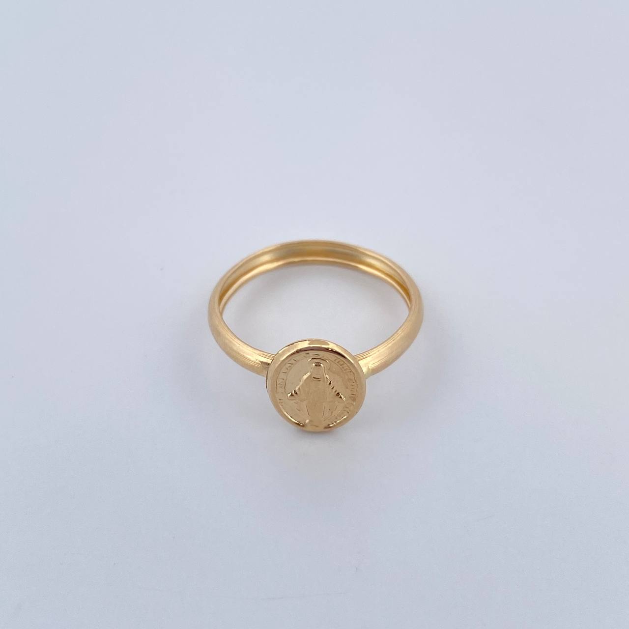 Virgin Miraculous Ring 1.1gr / Size 4 1/4 / 18K Gold &