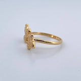 Couple Butterfly Ring 2.8gr / Size 6 3/4 / 18K Gold &