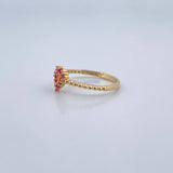 Heart Silhouette Ring 1.65gr / Size 6 / 18K Gold &