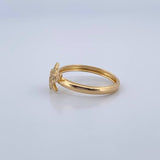 Star Ring 1.1gr / Size 6 / 18K Gold &