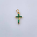 Pendant Cross 0.85gr / 2cm / 18K Gold &