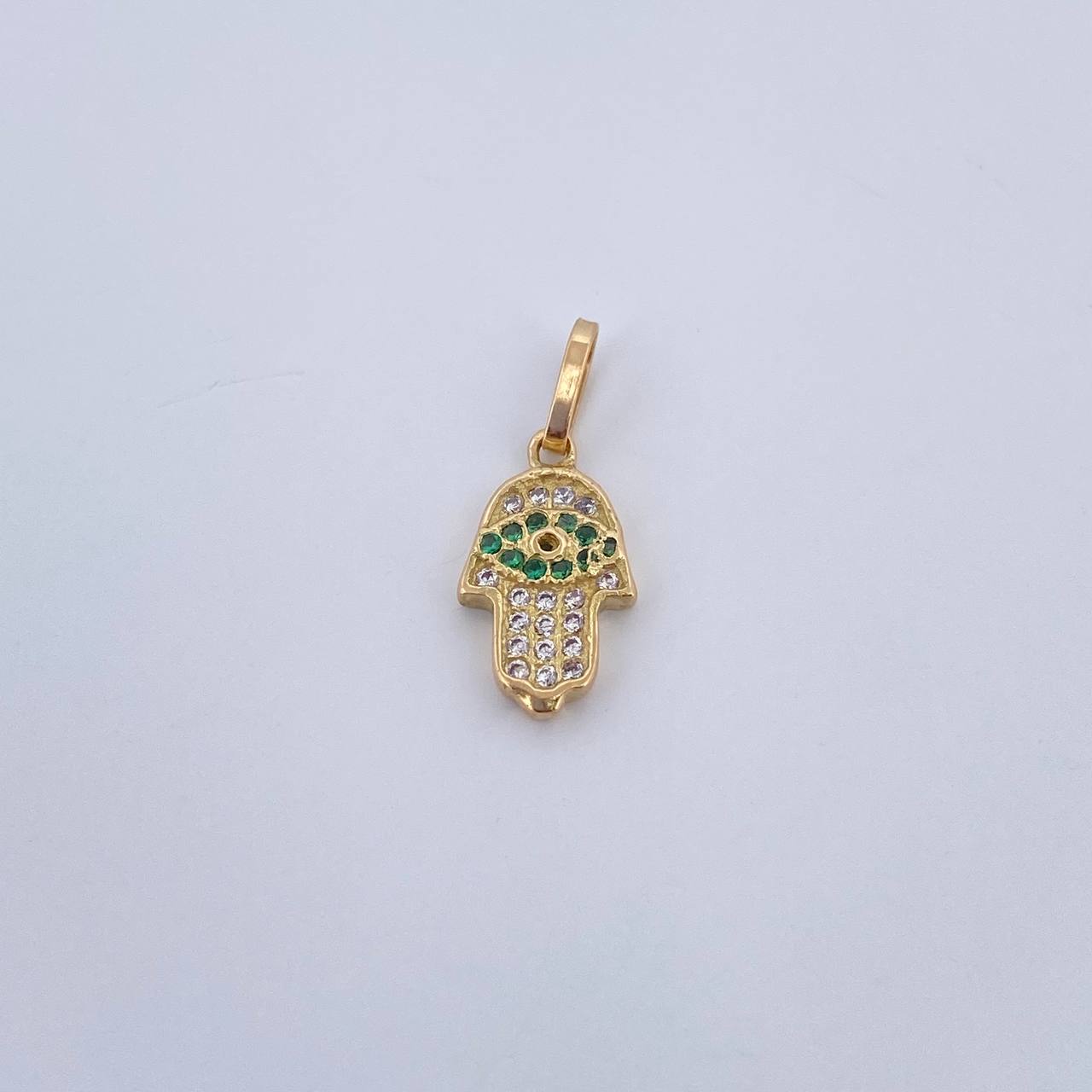 Pendant Hamsa Hand 0.95gr / 1.7cm / 18K Gold &
