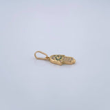 Pendant Hamsa Hand 0.95gr / 1.7cm / 18K Gold &