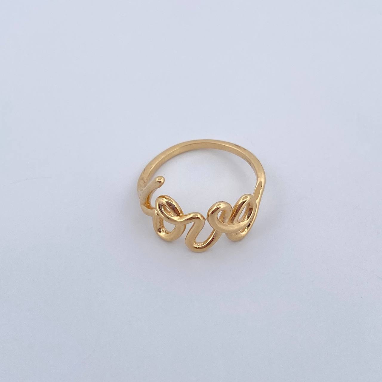Love Ring 2.85gr / Size 6 / 18K Gold &