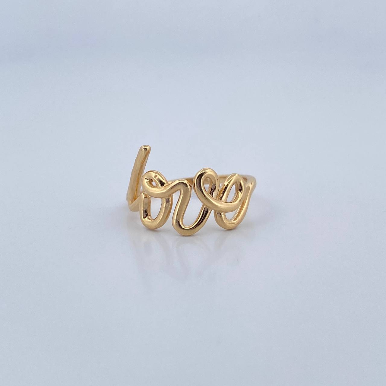Love Ring 2.85gr / Size 6 / 18K Gold &