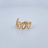 Love Ring 2.85gr / Size 6 / 18K Gold &