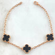 <i>Bracelet</i> <i>Continuous Hoop</i> <i>Clover</i> 6.7gr / 19cm / Special Birthstone <i>18K Gold</i>