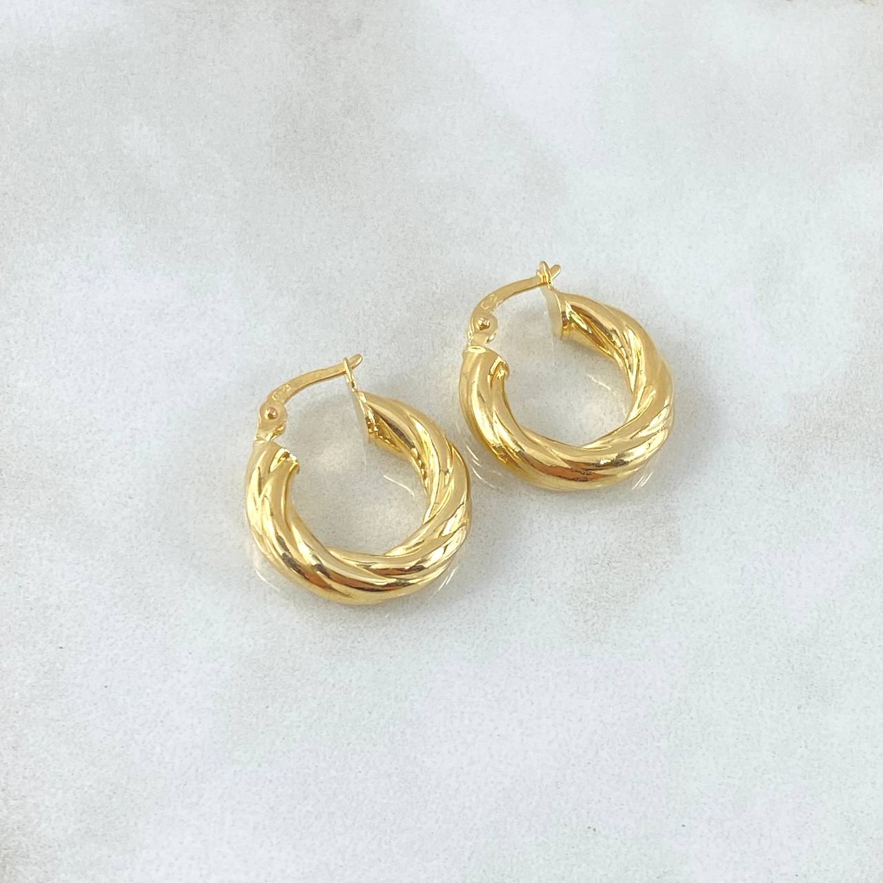 Candongas Sofi 1.3gr / 1.7cm / Oro Amarillo 18K *