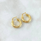 Candongas Sofi 1.95gr / 1.9cm / Oro Amarillo 18K ©