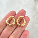 Candongas Sofi 1.95gr / 1.9cm / Oro Amarillo 18K ©